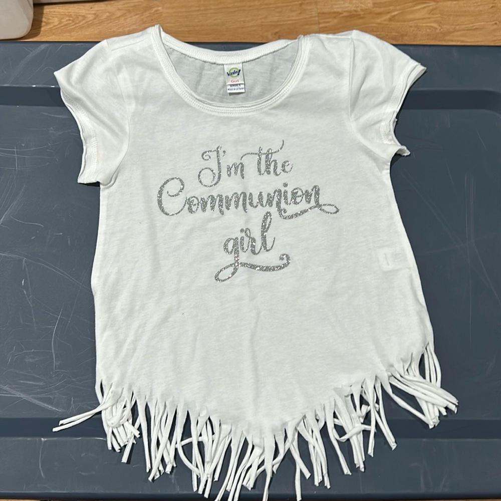 Communion girls custom made tshirt